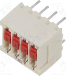 TE CONNECTIVITY Switch: DIP-SWITCH; Poles number: