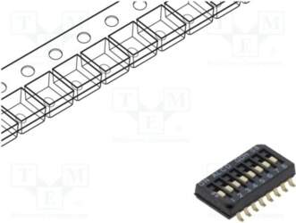 TE CONNECTIVITY Switch: DIP-SWITCH; Poles number: