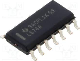 TEXAS INSTRUMENTS IC: digital; D flip-flop