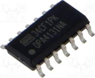 TEXAS INSTRUMENTS IC: operational amplifier; 4MHz