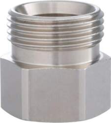 Thread adapter; nickel plated brass; Ext