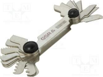 Thread plug gauge; 28pcs; Thread: BSW