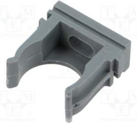 TIE10 Mounting holder; polyetylene; FlexiPipe; grey
