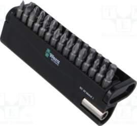 Tools set: screwdriver bits; Holder: C6