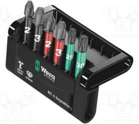 Tools set: screwdriver bits; Phillips,Pozidriv®