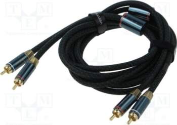 VENTION Cable; RCA plug x2,both