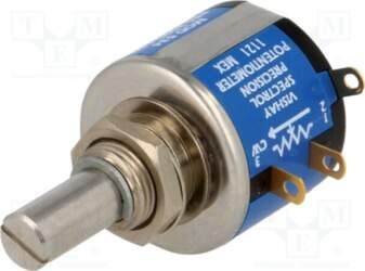 VISHAY Potentiometer: shaft; 200Ω; multiturn; 2W