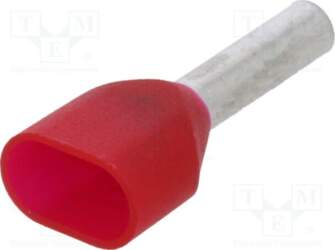 WEIDMÜLLER Tip: bootlace ferrule; insulated,double