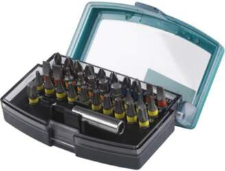 WOLFCRAFT Tools set: screwdriver bits; plastic