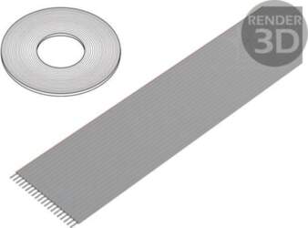 3M Wire: ribbon; 1mm; stranded; Cu