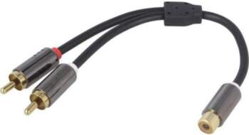 4CARMEDIA Cable; gold-plated; RCA socket,RCA