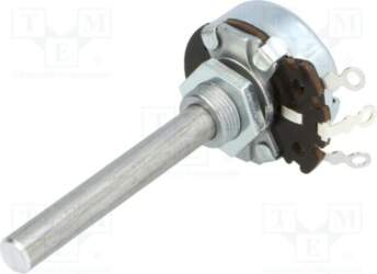 AB ELEKTRONIK Potentiometer: shaft; 10Ω; single