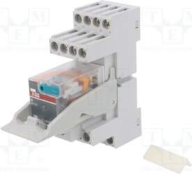 ABB Relay: interface; Ucoil: 24VDC; 4PDT