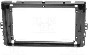 ACV Radio frame; VW; black; 9"