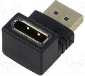 Adapter; DisplayPort socket,DisplayPort plug 90°