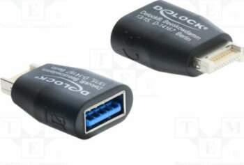 Adapter; USB A socket,USB Type-E
