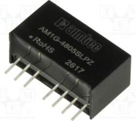 AIMTEC Converter: DC/DC; 1W; Uin: 36÷75VDC