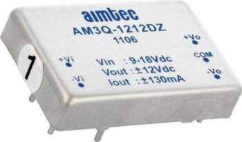 AIMTEC Converter: DC/DC; 3W; Uin: 9÷18VDC