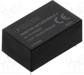 AIMTEC Converter: DC/DC; 6W; Uin: 18÷75VDC