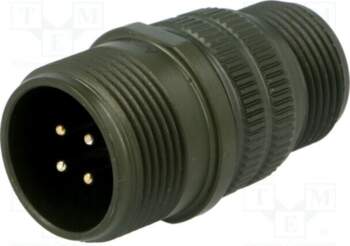 AMPHENOL Connector: circular; plug; for cable