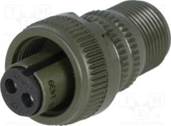 AMPHENOL Connector: circular; plug; for cable