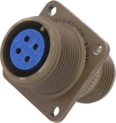AMPHENOL Connector: circular; socket; PIN: 4
