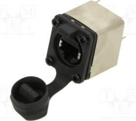 AMPHENOL Connector: RJ45; socket; Cat 5e