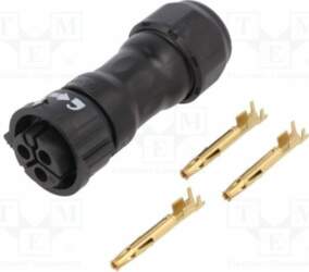 AMPHENOL LTW Connector: circular; plug; for