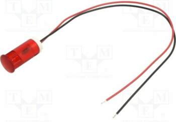 APEM Indicator: LED; flat; red bright