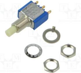 APEM Switch: push-button; Pos: 2; SPDT