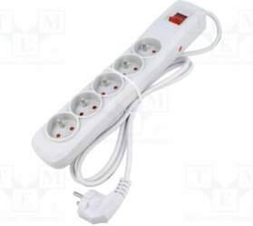 ARCON Plug socket strip: protective; Sockets: