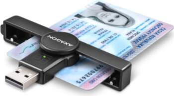 Axagon CRE-SMPA USB Smart Card Reader