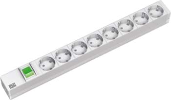 Bachmann 19" socket strip 8-way, with