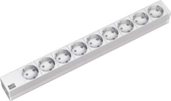 Bachmann 19" socket strip 9-way, without