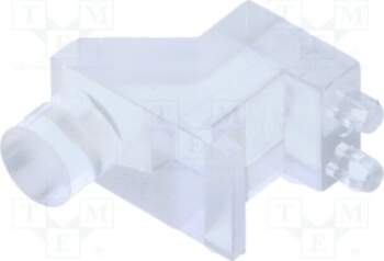 BIVAR Fiber for LED; Ø3mm; Front: