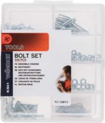 BOLT SET 330 PCS (PHILIPS SCREWS