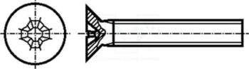 BOSSARD Screw; M3; M3x5; Head: countersunk