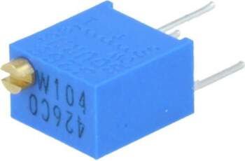 BOURNS Potentiometer: mounting; 100kΩ; multiturn; 250mW