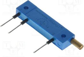 BOURNS Potentiometer: mounting; multiturn; linear; cermet
