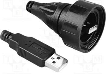 BULGIN Cable; standard; USB 2.0