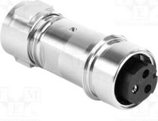 BULGIN Connector: circular; plug; PIN: 3