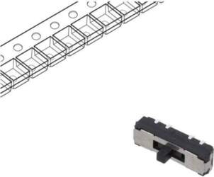 C&K Switch: slide; Pos: 3; DP3T