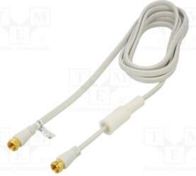 Cable; 2.5m; F plug,both