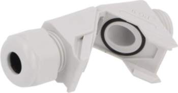Cable gland; angular; PG9; IP68; polyamide