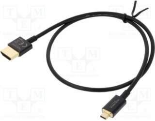 Cable; HDMI plug,micro HDMI plug