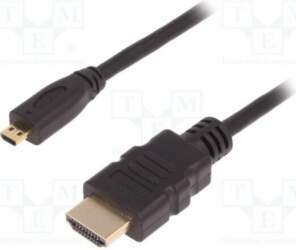 Cable; HDMI plug,micro HDMI plug