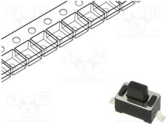 CONNFLY Microswitch TACT; SPST; Pos: 2