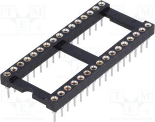 CONNFLY Socket: integrated circuits; DIP32; Pitch:
