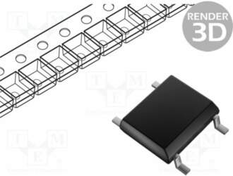 DC COMPONENTS Bridge rectifier: single-phase; 200V