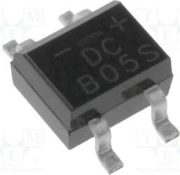 DC COMPONENTS Bridge rectifier: single-phase; 50V
